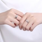 Silver Couple Promise Rings