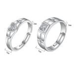 Silver Engagement Rings for Couples