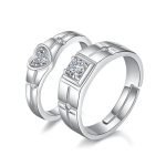 Silver Engagement Rings for Couples