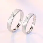 Simply Couple Rings Silver