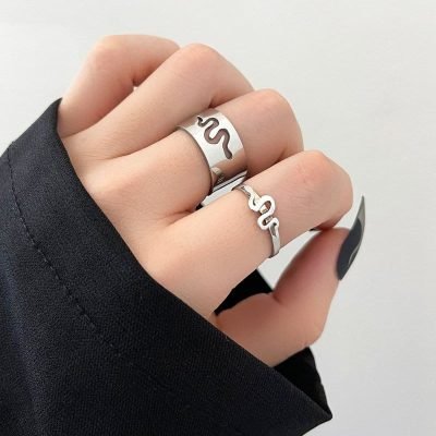 Snake Couple Ring