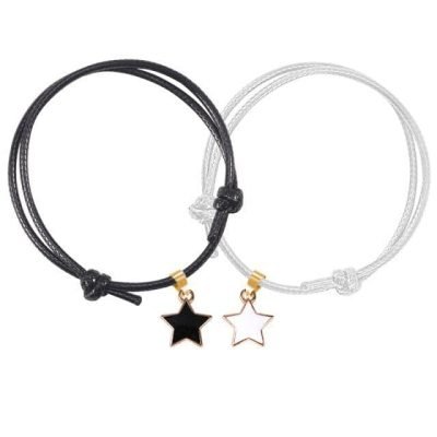 Star Pendant Couple Bracelet