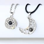 Sun and Moon Necklace Couple