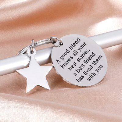 True Friendship Keychain