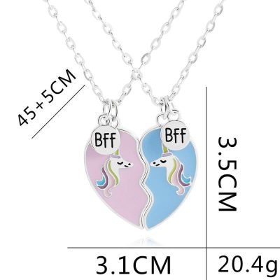 Unicorn Best Friend Necklace