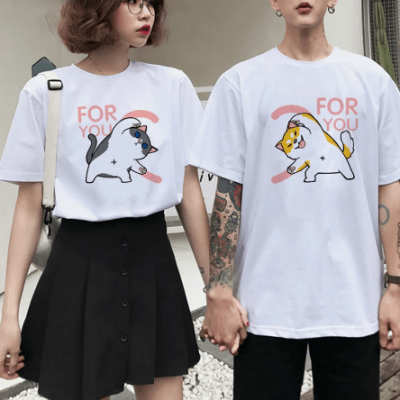 Unique Couple T-shirt Design