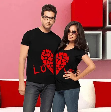 Valentine T-shirts for Couples