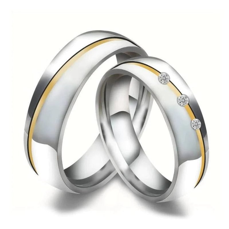 Wedding Silver Rings for Couples