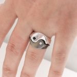 Yin Yang Couple Ring