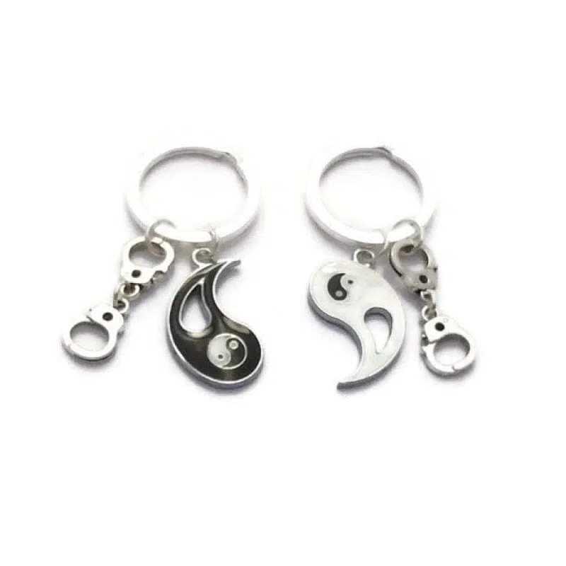 Yin Yang Friendship Keychain