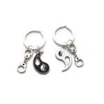Yin Yang Friendship Keychain