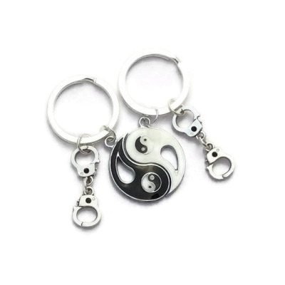 Yin Yang Friendship Keychain