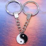 Ying Yang Best Friend Keychain