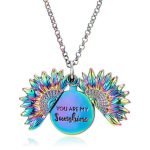 You Are My Sunshine Matching Couple Necklace