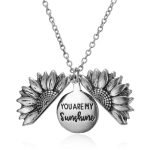 You Are My Sunshine Matching Couple Necklace