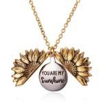 You Are My Sunshine Matching Couple Necklace